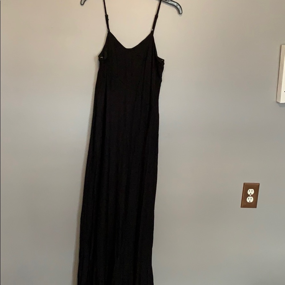 Black maxi dress